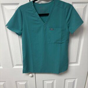 Figs Women's Scrub Top - Cactus - XS